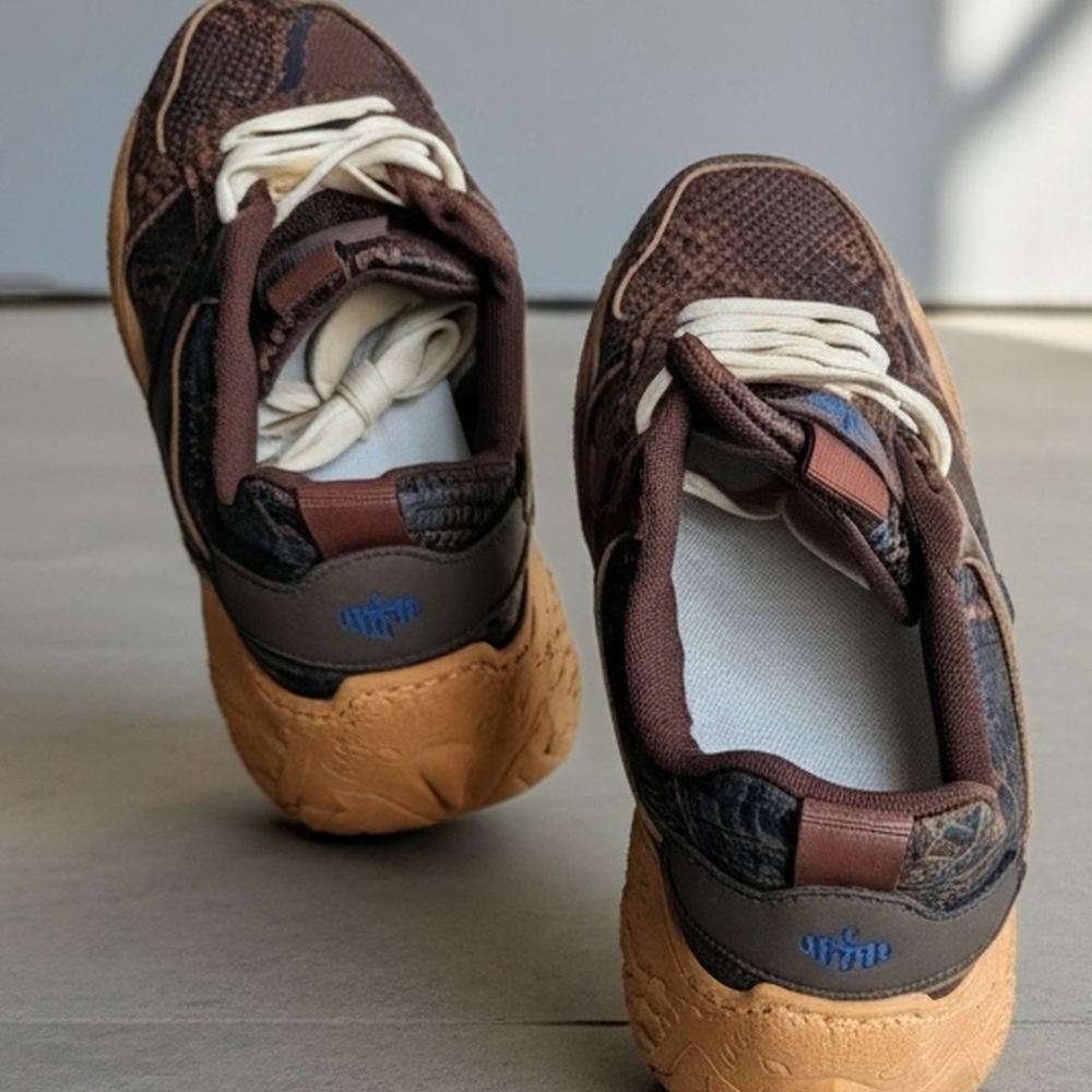 Men's Brown and Tan Sneakers